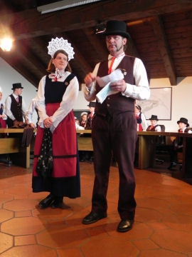 Presentazione dei Sallereins nella Maison Gerbollier (44747 bytes)